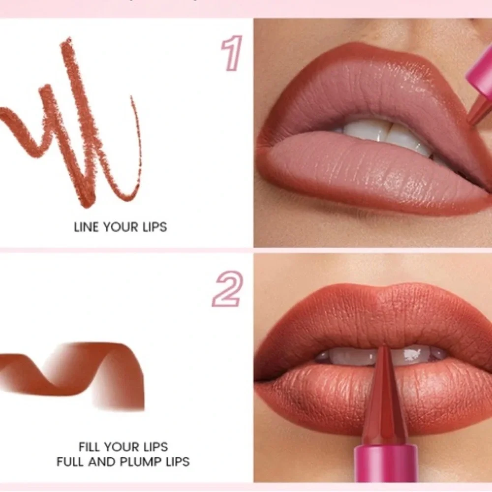 Pudaier Pink Matte Lip Crayon